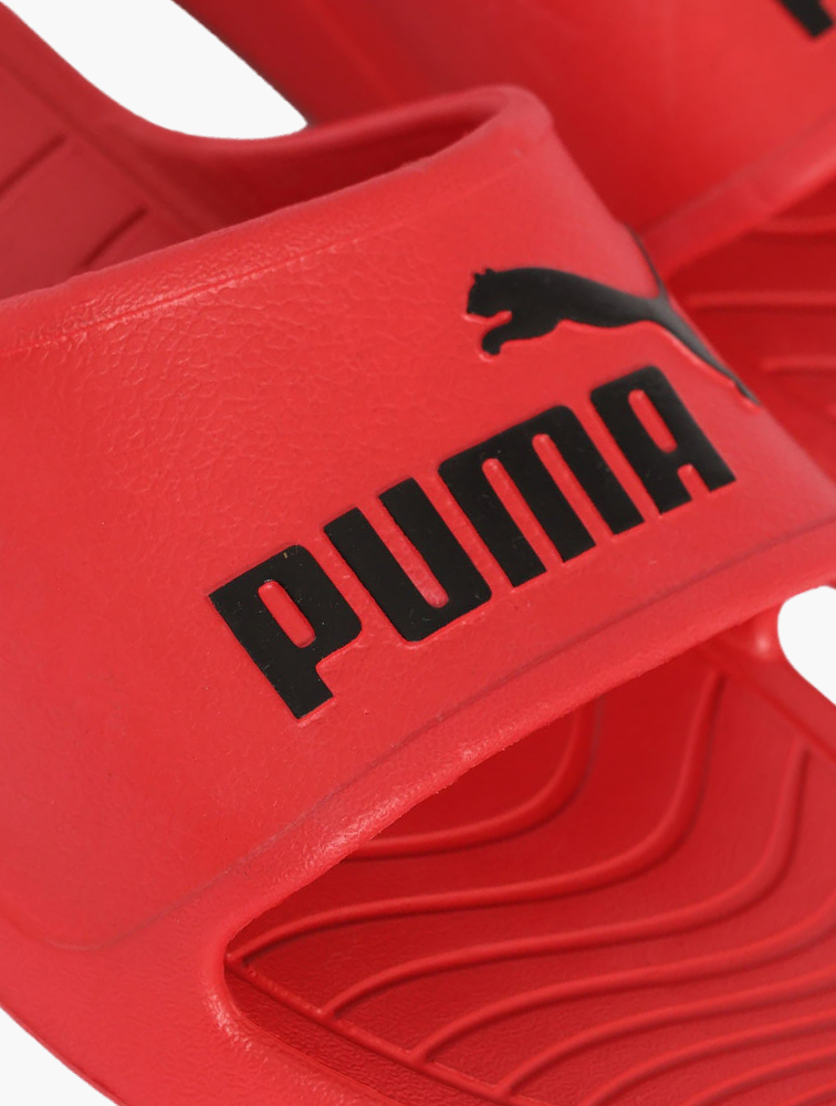 MyRunway | Shop PUMA Active Red & Black Popcat Injex Zadp Slides
